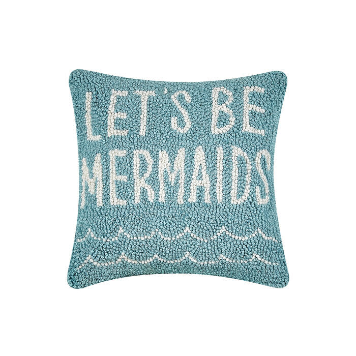 Let's Be Mermaids Hook Pillow – Coastal Style Gifts