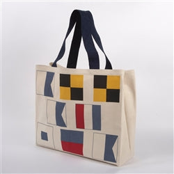 Nautical Flags Tote