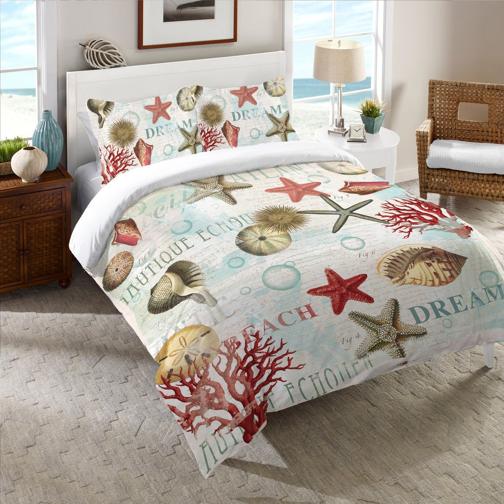 Dream Beach Shells Duvet Cover