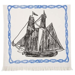 Maritime Sketch Hand Towel Set - Multi