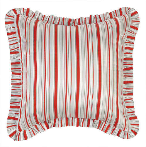 Jacobean Red Euro Sham