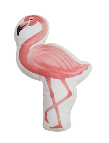 Flamingo Shaped Printed Pillow