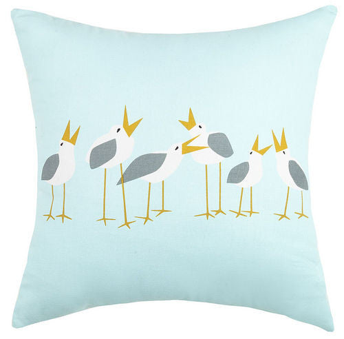 Seagulls Printed Pillow