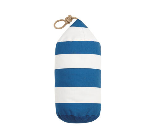 Navy White Buoy Shaped Printed Pillow