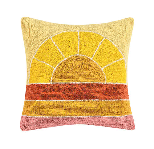 Retro Rainbow Hook Pillow