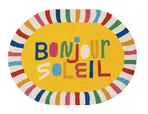 Bonjour Oval Shaped Hook Rug