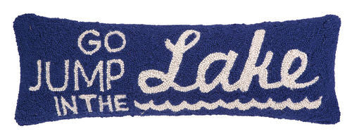 Jump In Lake Hook Pillow