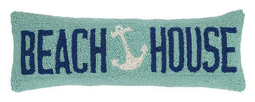 Beach House Anchor Hook Pillow – Coastal Style Gifts