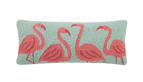 Flamingo Beach Hook Pillow