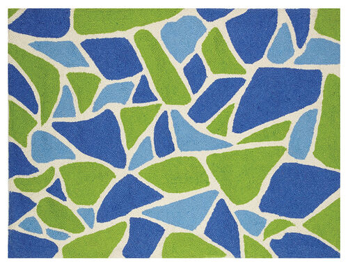 Sea Glass Hook Rug