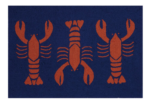 Hot Lobster Hook Rug