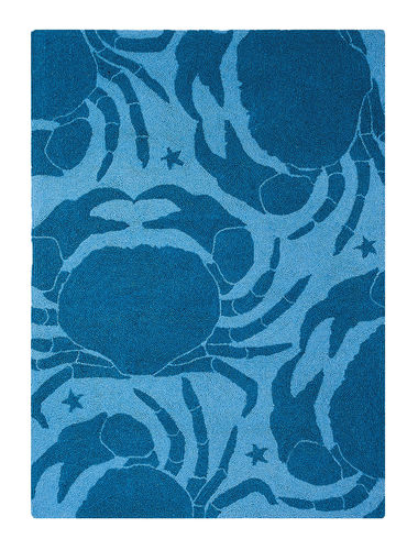 Blue Crab Hook Rug