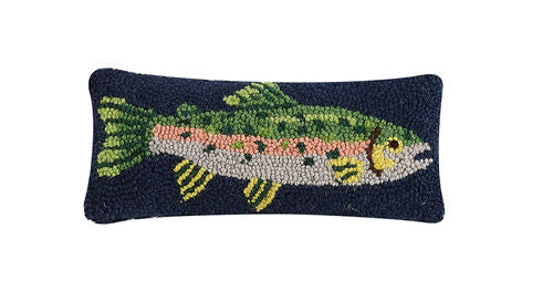 Trout Hook Pillow