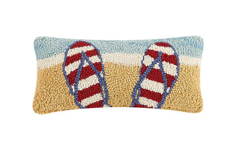 Flip Flops Hook Pillow