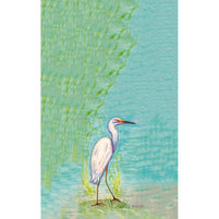 Snowy Egret Kitchen Towel