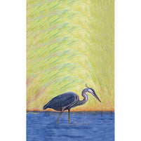 Blue Heron Kitchen Towel Set of 2