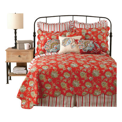 Jacobean Red Quilt