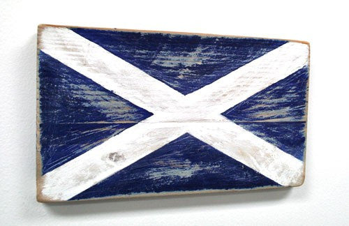 Nautical Wood Signal Flag- M (Mike)