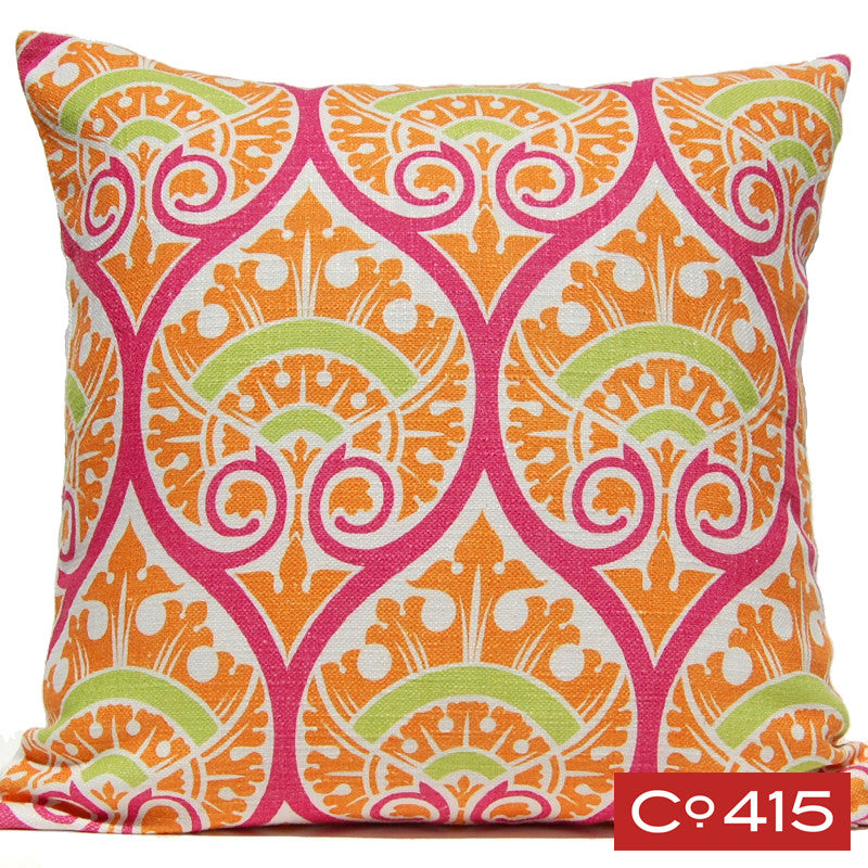Spade Ogee Pillow - Tropical