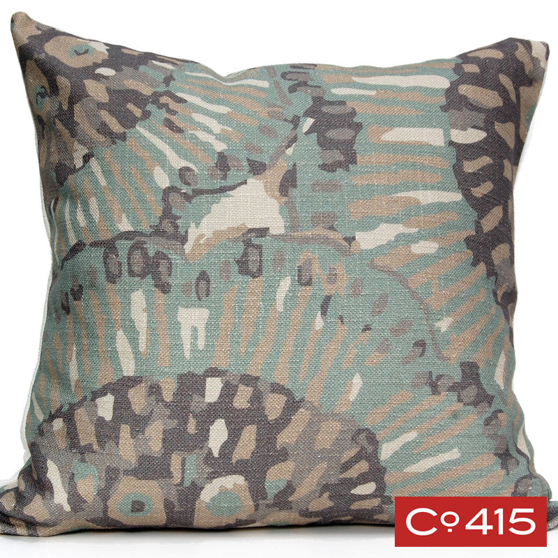 Cross Section Pillow - Gray