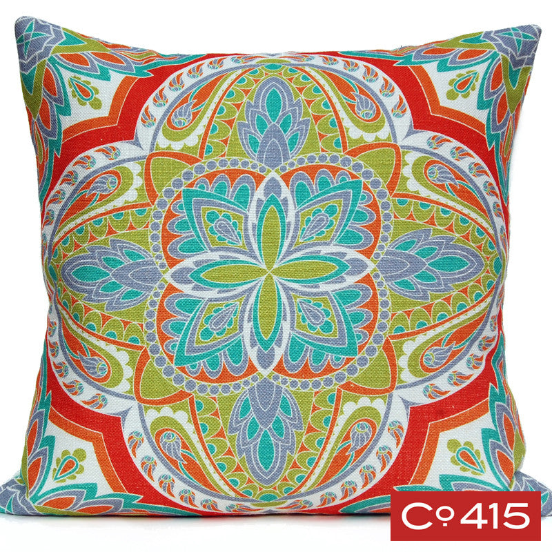 Quatrefoil Pillow - Tropical