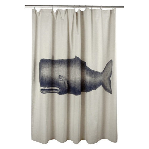Moby Whale Shower Curtain