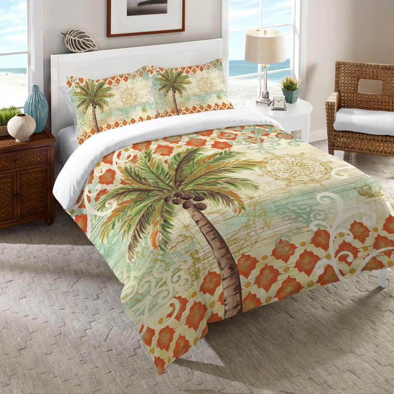 Spice Palm Duvet Cover