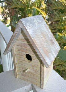 Beach Cottage Birdhouse - Yellow