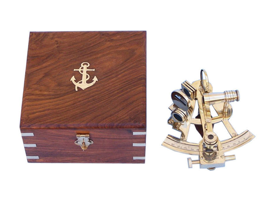 Captain's Brass Sextant 8"