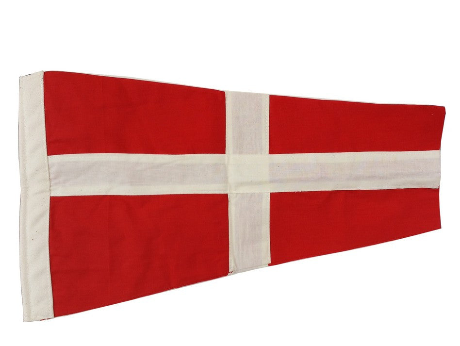 Number 4 - Nautical Cloth Signal Pennant - 20"