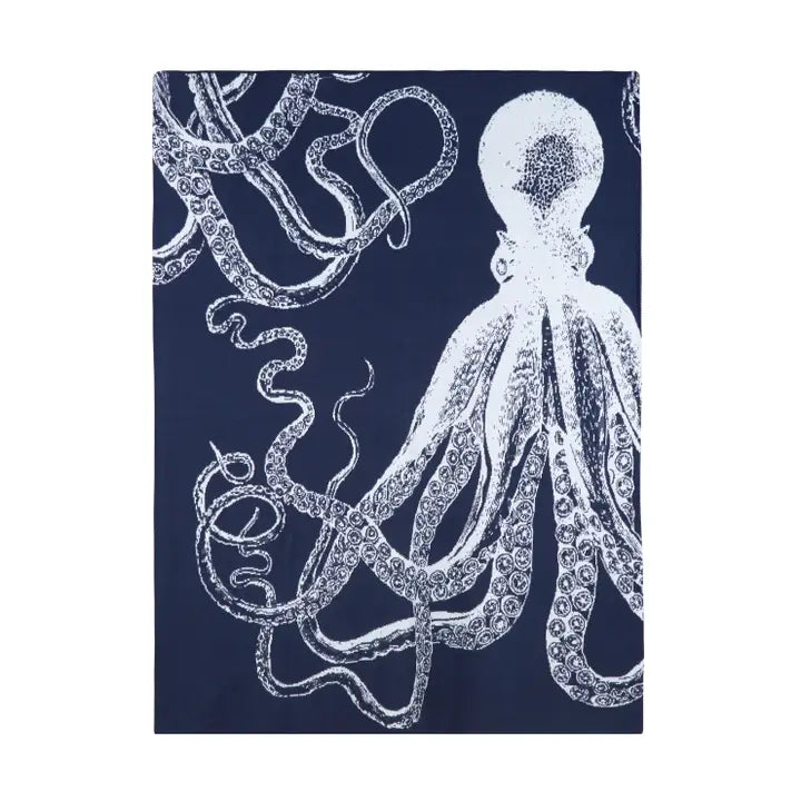 Octopus Throw Blanket - Marine