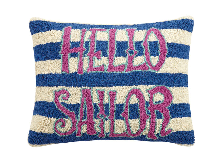 Hello Sailor Hook Pillow