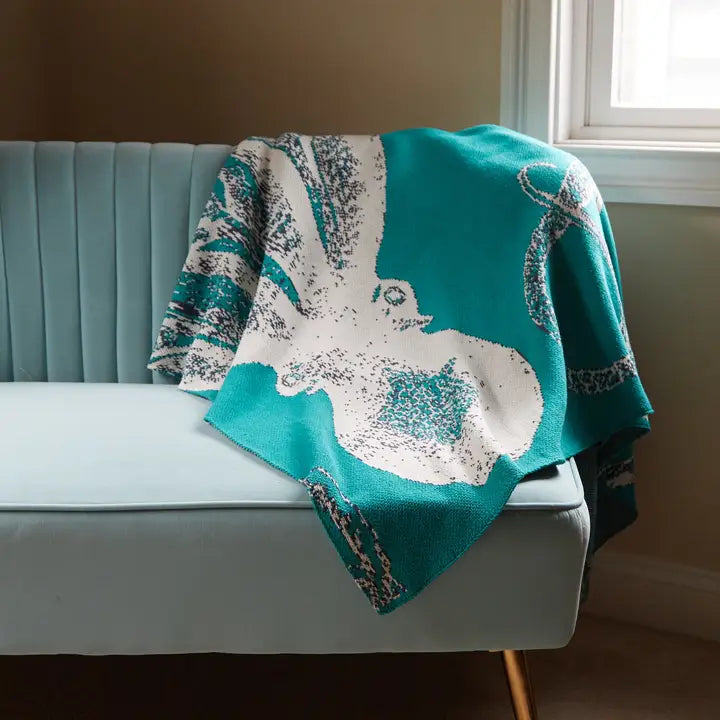 Octopus Vineyard Throw Jade