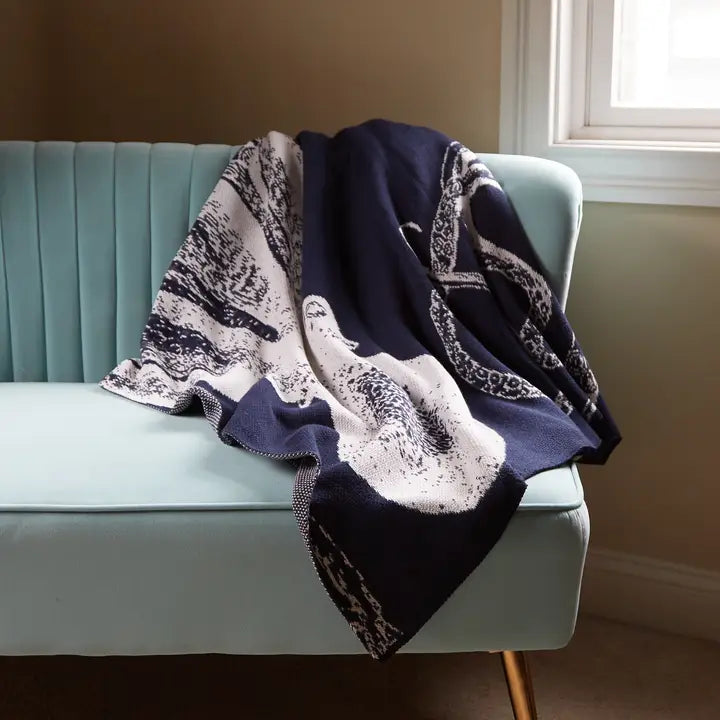 Octopus Throw Blanket - Marine