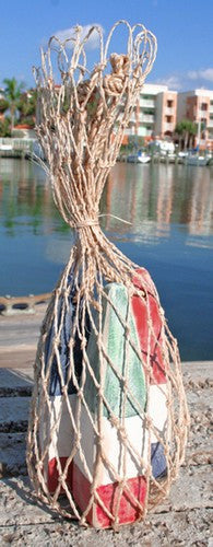 Nautical Wood Miniature Buoys- Blue/White/Red, Red/White/Blue, Green/White/Red