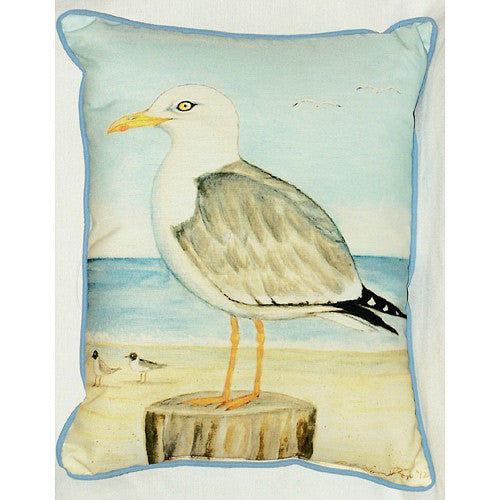 Dick's Sea Gull Pillow- Indoor/Outdoor