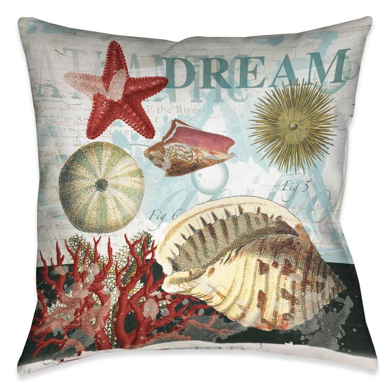 Dream Shells Indoor Decorative Pillow