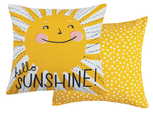 Hello Sunshine Printed Pillow