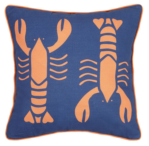 Hot Lobster Printed Pillow