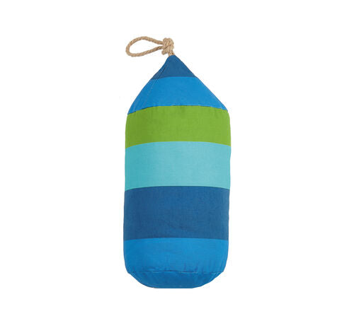 Multi Blue Buoy Shaped Printed Pillow
