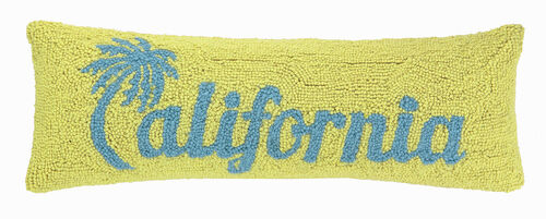 California with Palm Tree Hook Pillow