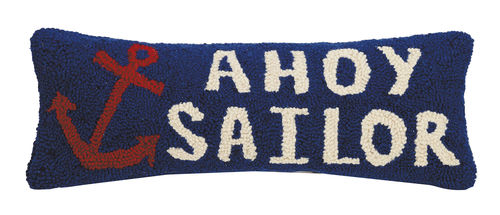 Ahoy Sailor Hook Pillow