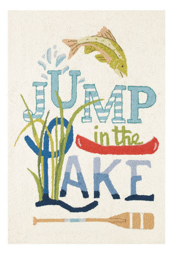 Jump in the Lake Hook Rug