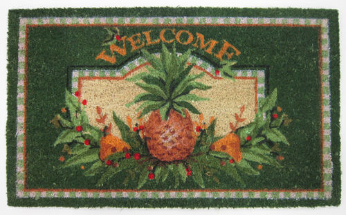 Welcome Pineapple Coirmat Rug