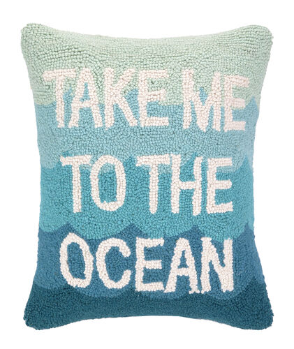 Take Me to the Ocean Hook Pillow