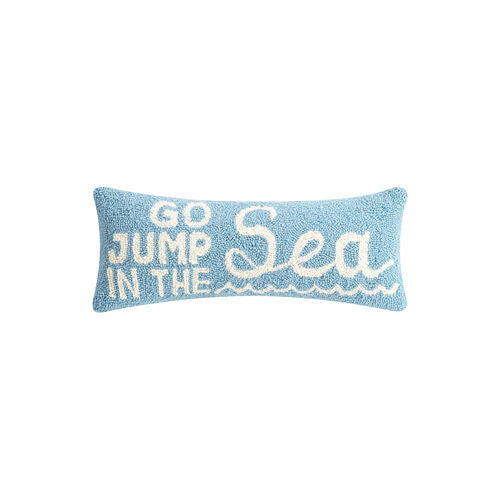 Go Jump in the Sea Hook Pillow
