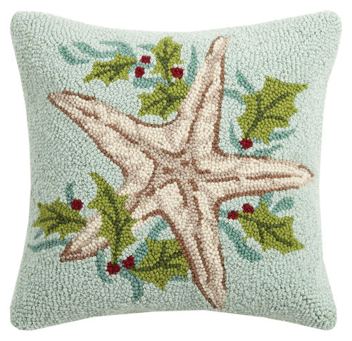 Holiday Sea Star Hook Pillow