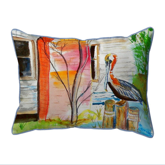 Betsy Drake Pelican Indoor/Outdoor Extra Large Pillow