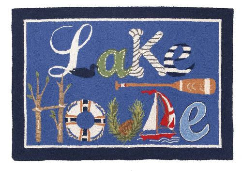 Lake House Hook Rug- Accent- Backordered Item!