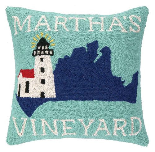 Take Me To Martha's Vineyard Hook Pillow- Backordered Item